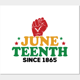 Juneteenth Since 1865 Black History Month Posters and Art